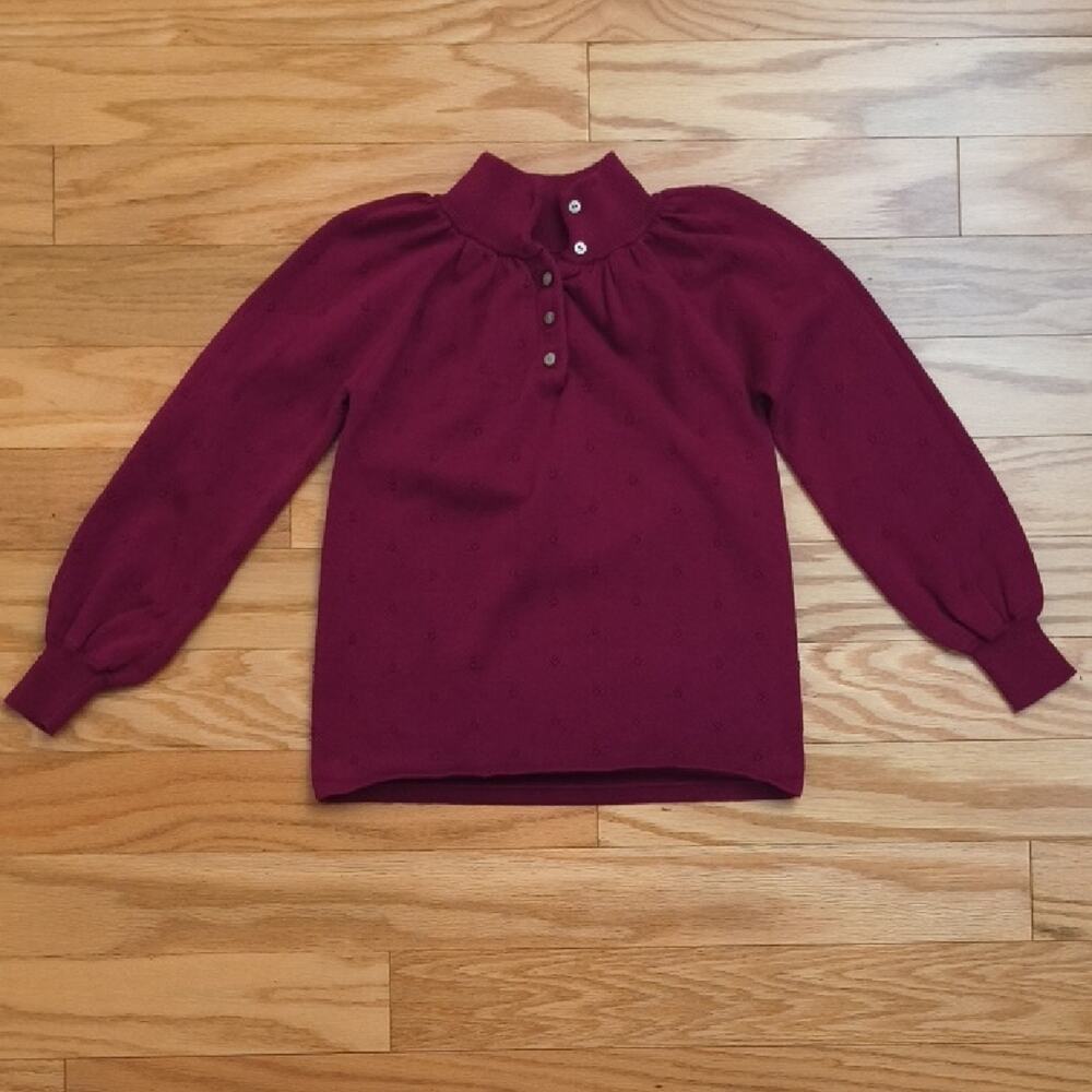 Tea Collection 3/4 Button Princess Sleeve Sweater, Size M 6/7 GU